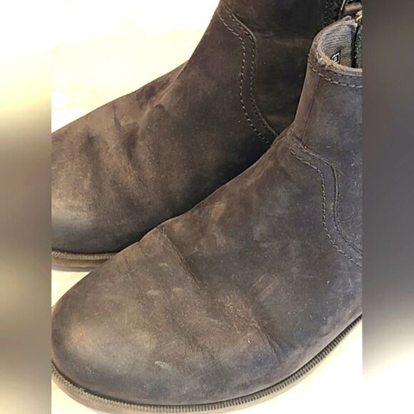 Teva Foxy Waterproof Black Suede Bootie, Side-zip Closure | 9 - Picture 8 of 12